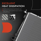 Radiator with Oil Cooler for Ford F-150 (1999–2003) Expedition (1999–2002)