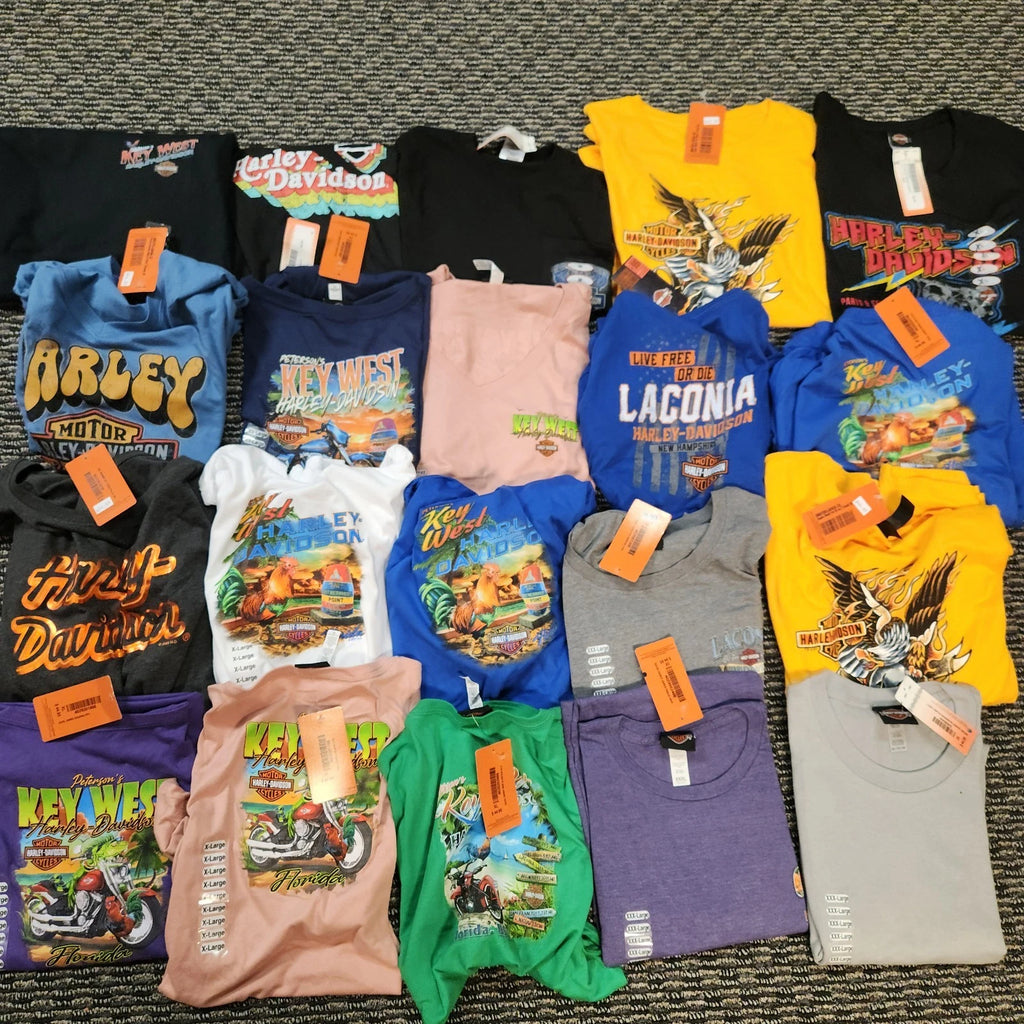 T-Shirt Lot for Harley Davidson Motorcycles (20 Tees)