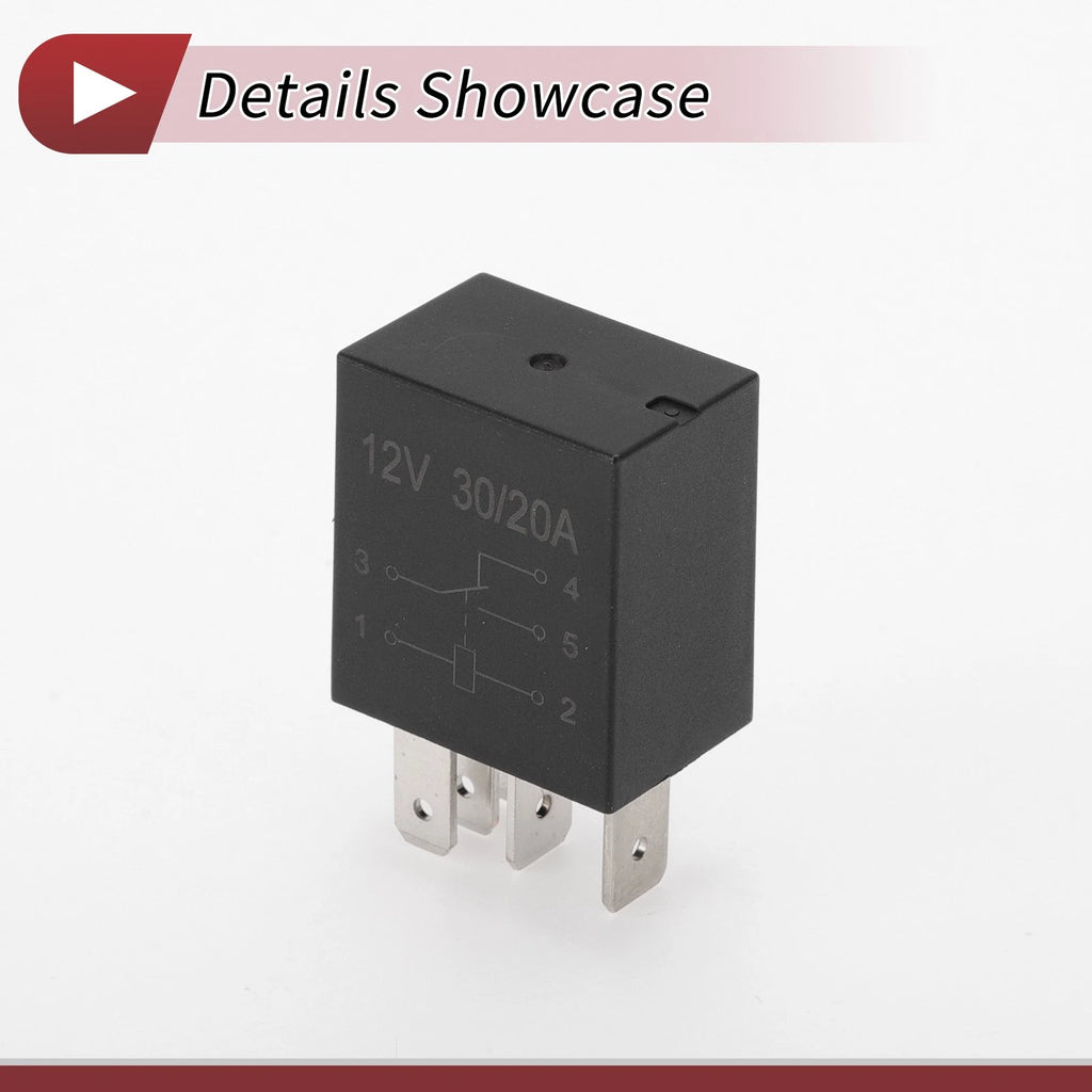 5-Pin Multi-Purpose Relay for Mercedes-Benz, Volvo (12V 20A/30A)