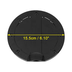 Black Gas Cap Fuel Filler Door Cover for Ford F150 (2009–2014)