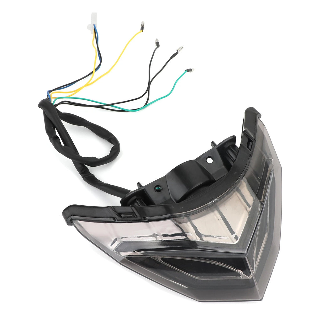 Rear Brake Turn Signals Taillight for Kawasaki Ninja 250 300 (2013–2017) Red