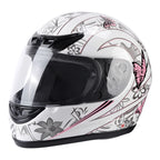 Motorcycle Butterfly Flip Up Full Face Helmet for Adult (S, M, L)