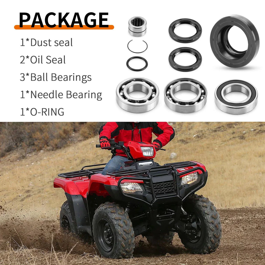 Rear Differential Bearing Seal Kit for Honda Foreman Rubicon 500 (2009-2014)