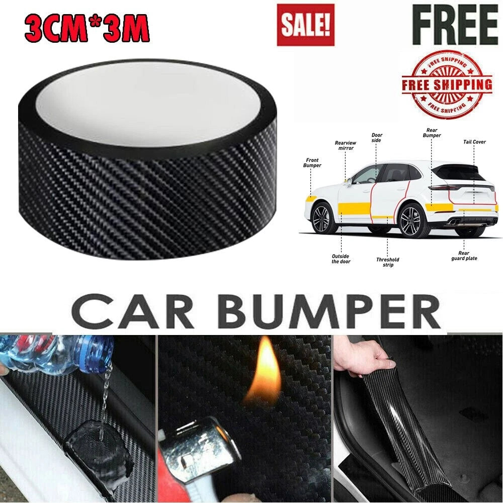 Anti Scratch Scuff Sticker for Car Door Plate (1.18in x 10ft)