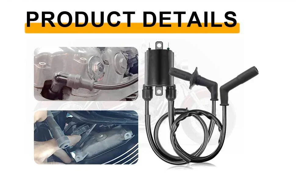 2 x Ignition Coil W Spark Plug Cap for HONDA Shadow Sabre 1100 VT1100C2 (2000–2007)