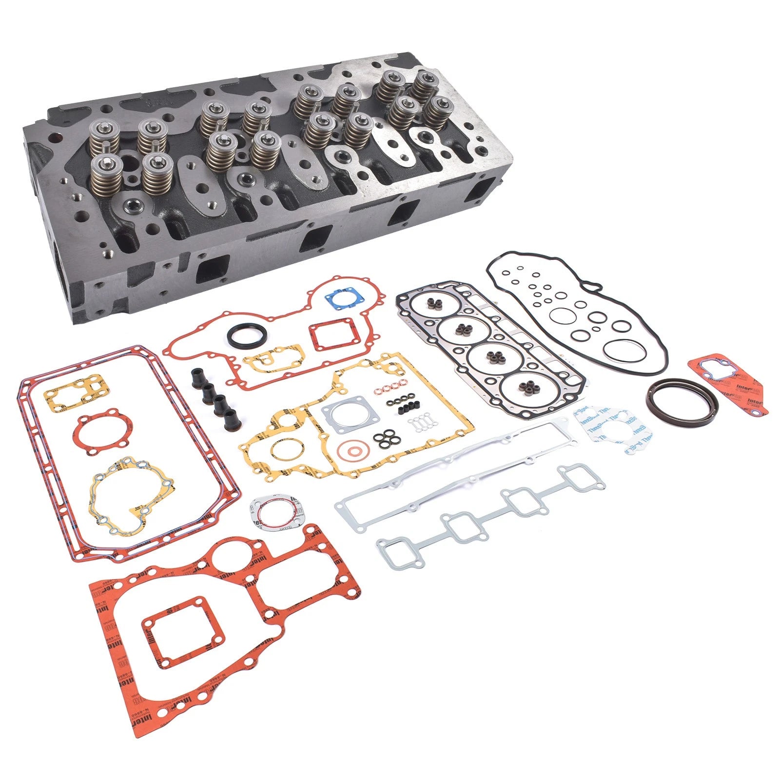 Engine Cylinder Head & Gasket Kit for Yanmar Excavator 4TNV98 4TNV98T
