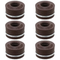 Set of 6 Engine Valve Stem Oil Seals for Mercedes W201 190E W126 350SDL