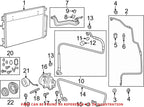 A/C Hose Assembly Seal Line O-Ring for Chrysler Dodge Jeep (OEM)