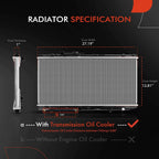 Radiator With Oil Cooler for Toyota Paseo Tercel (1991–1995)