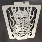 Skull Radiator Grille Guard Cover for Suzuki Boulevard M109 (2006–2013)