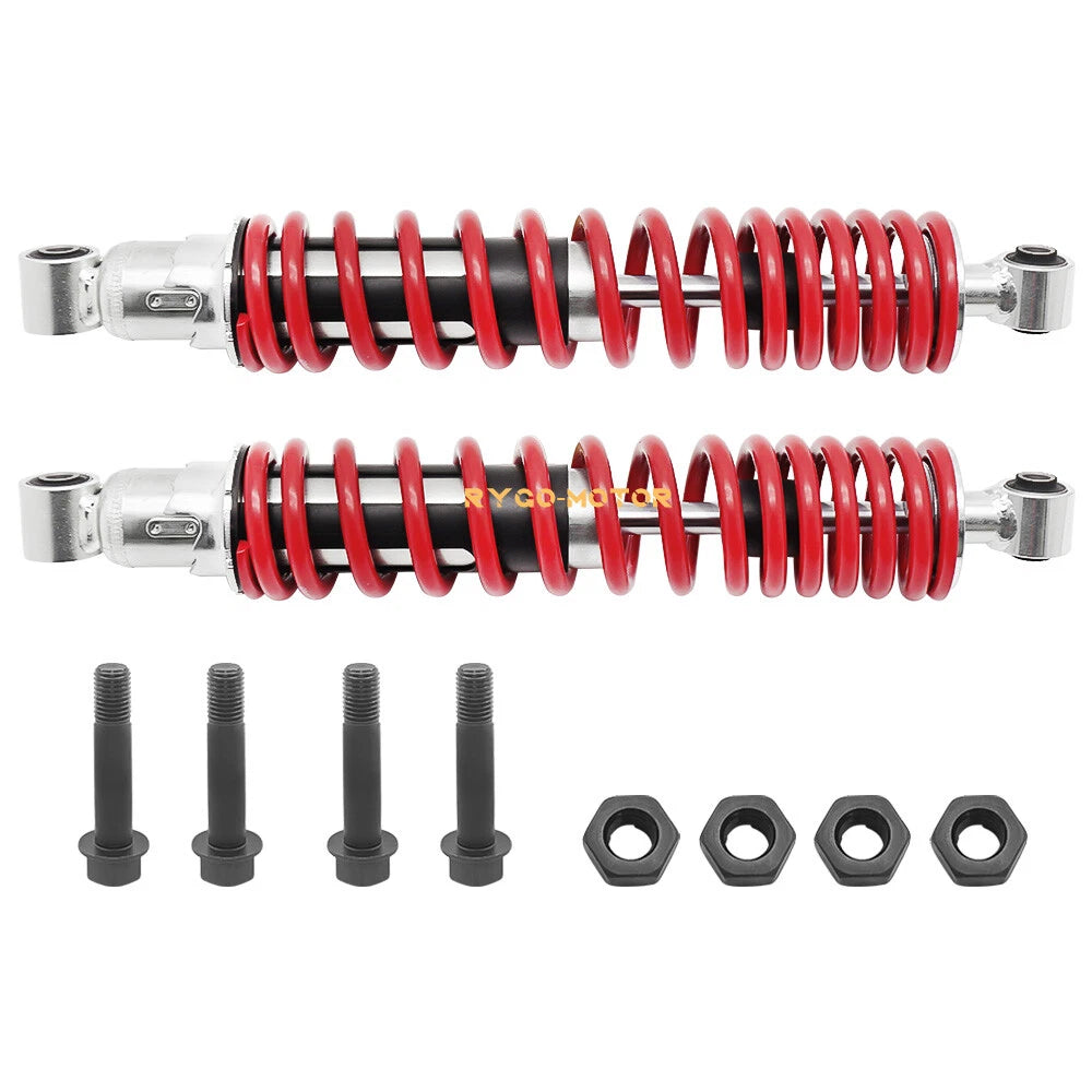 Front Shock Absorbers for Yamaha Banshee 350 YFZ350 (1987–2006) Red Spring & Bolt