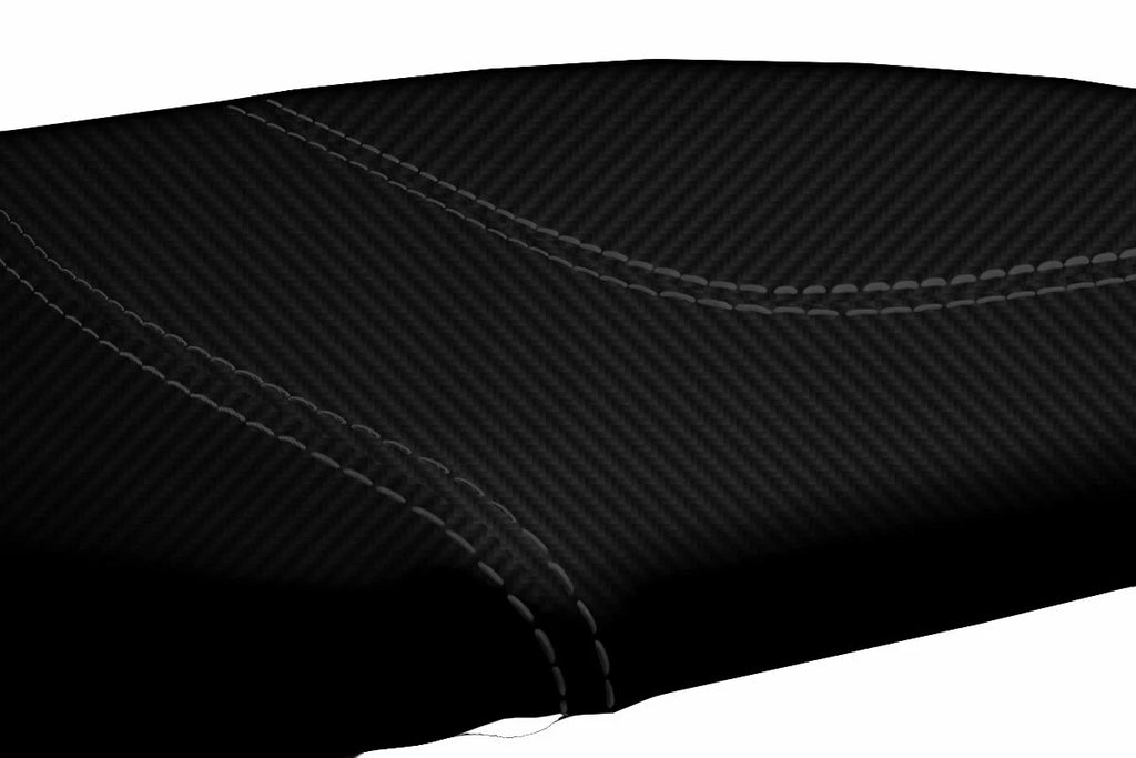 Console Lid Armrest Cover for Ford F150 Lariat (1997–2003) Carbon Fiber Black