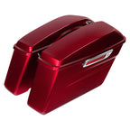 Hard Saddlebags for Harley Touring Electra Glide (2014–Present) Velocity Red Sunglo