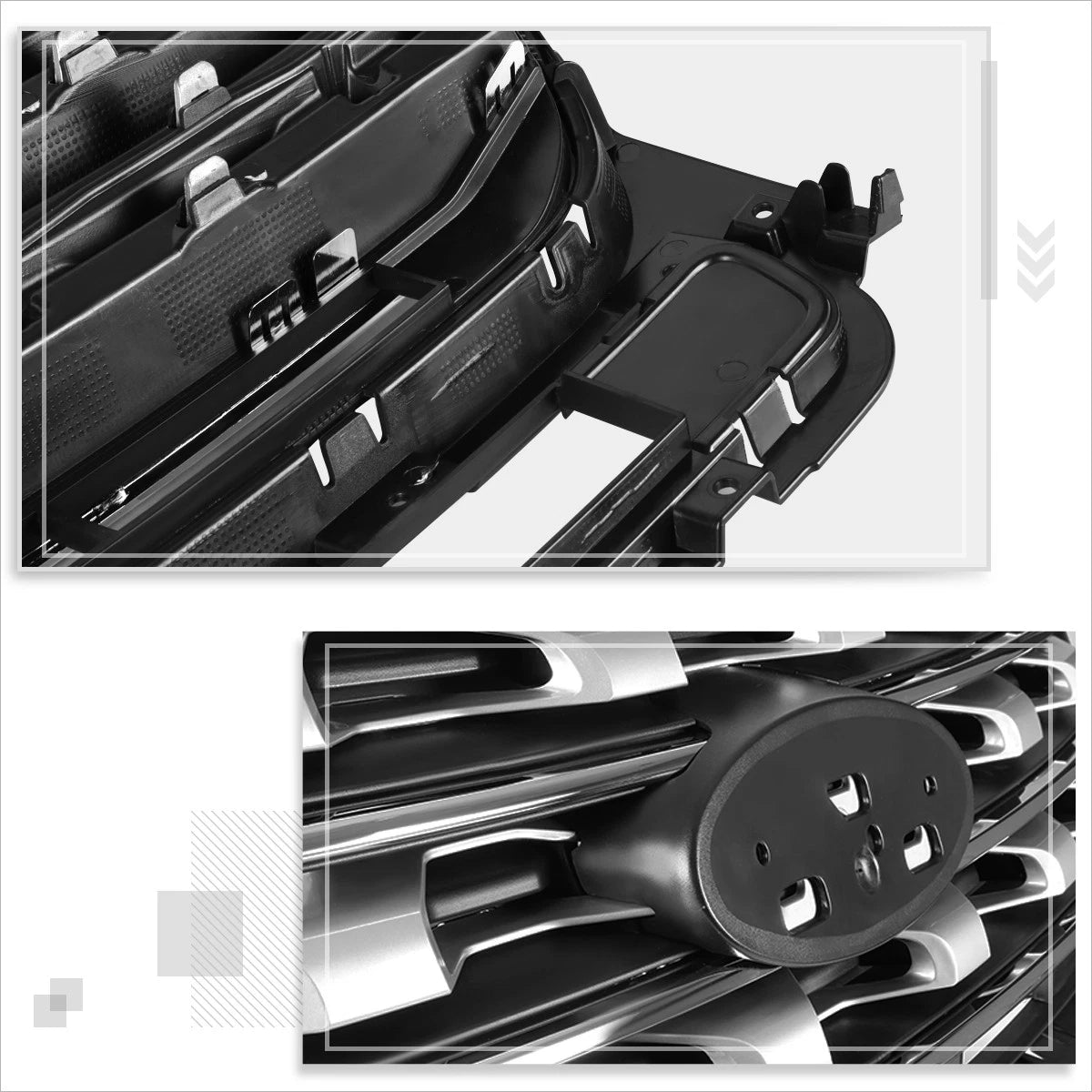 Front Upper Grille for Volkswagen Tiguan (2018–2021)