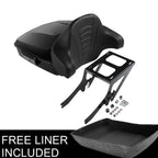 Chopped Trunk Backrest Pad Mount Rack for Harley Heritage Classic (2018–2023)