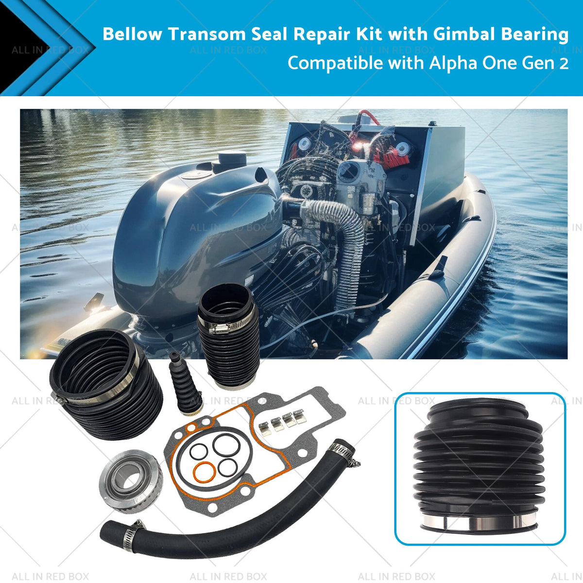 Transom Seal Repair Kit for Alpha One Gen 2 (30-803099T1)
