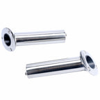 2X Flush Mount Fishing Rod Holders with Drain 316 Stainless Steel 30 Degree