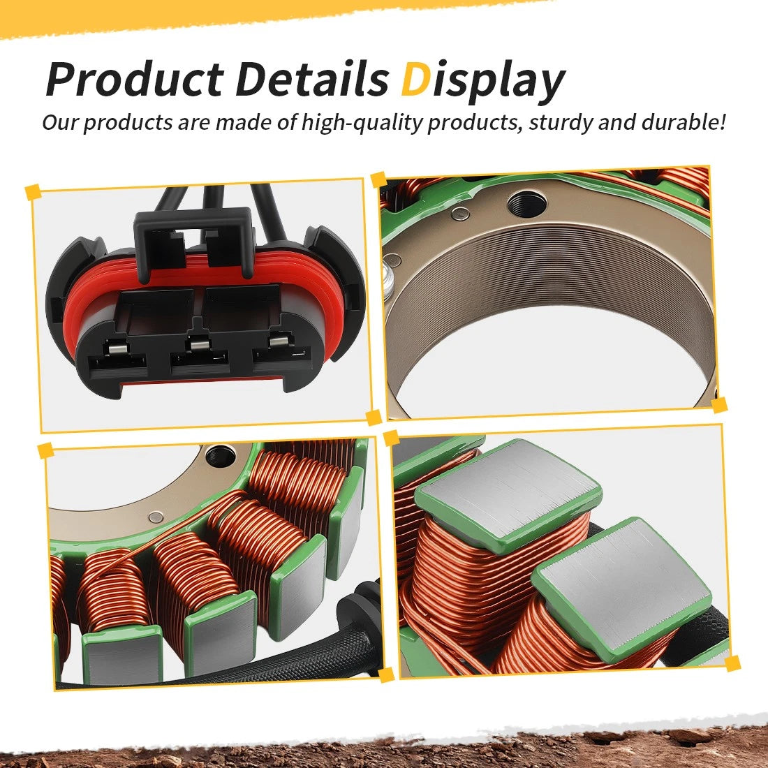 Stator & Stator Cover Gasket for Polaris Ranger 1000 Crew EPS (2015–2023) 4018448 4017516