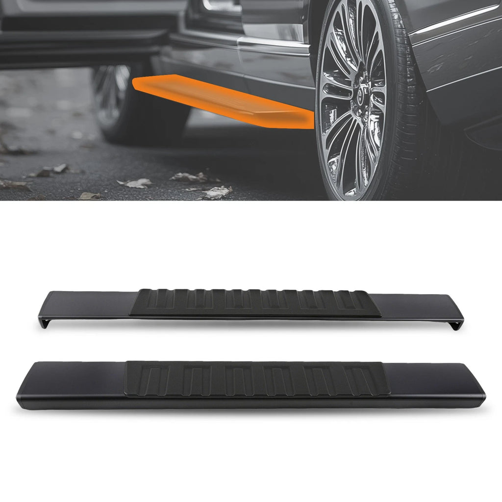 Black Side Step Running Board for GMC Sierra Silverado HD 2007-2019 Standard Cab