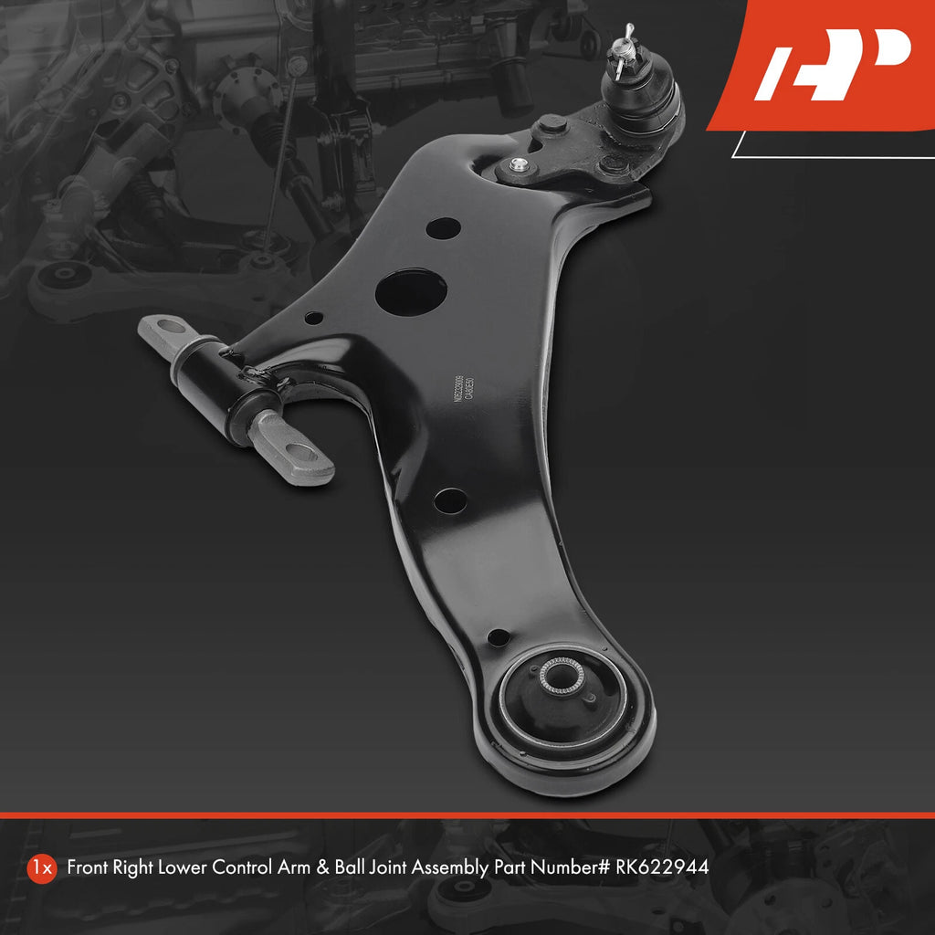 Front Right Lower Control Arm w/Ball Joint for Toyota Highlander (2008-2013)