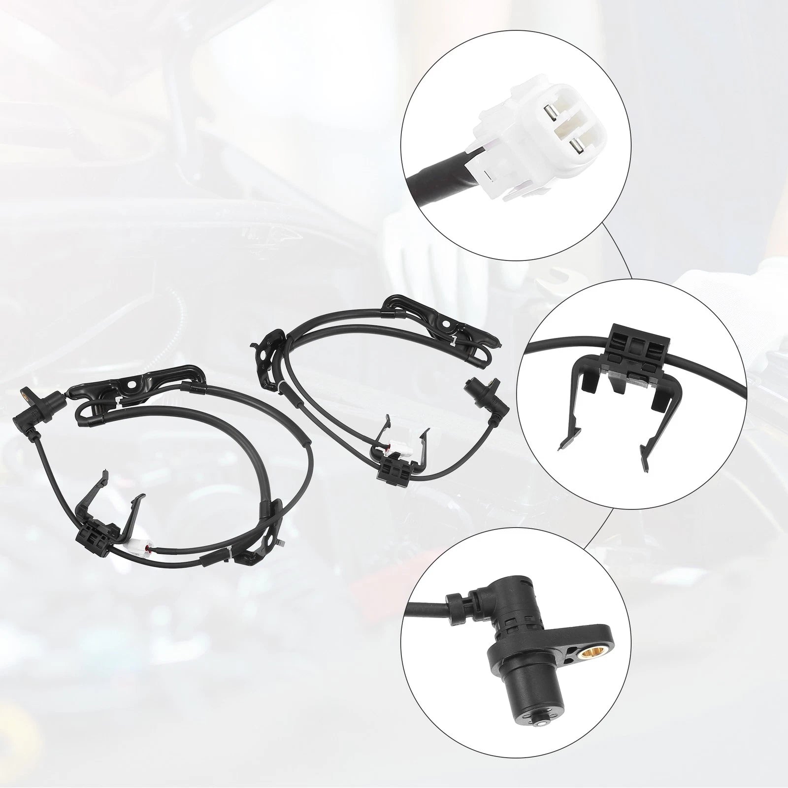 Set of 2 Front ABS Wheel Speed Sensors for Lexus ES350 (2007–2012) No.8954333080