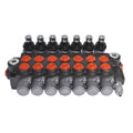 7 Spool Hydraulic Monoblock Control Valve for SAE Ports (11 GPM)