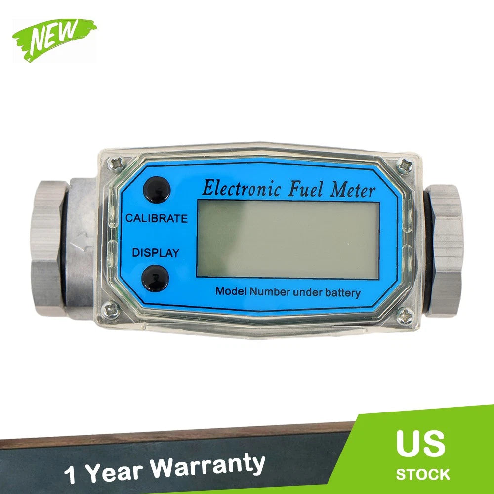 1" Digital Turbine Flow Meter for Liquid Flow Meter (3/4 Interface)