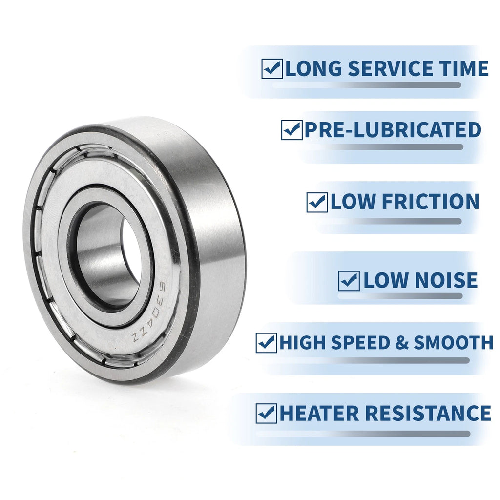 6304ZZ Deep Groove Ball Bearing for Scooter Skateboard Wheel (20x52x15mm)