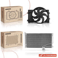 A/C Condenser & Cooling Fan Assembly Kit for Mercedes-Benz C230 CLK320 (2003–2009)