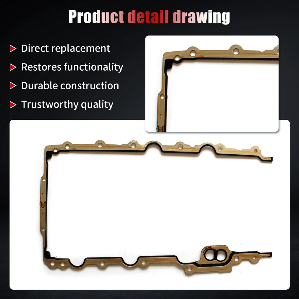 Oil Pan Gasket for Dodge Charger Stratus Chrysler 300 Sebring (1998–2010)