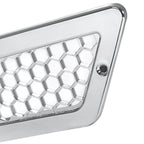 Set of 2 Chrome Hood Side Vent Grilles for Volvo VNL (2004–2016)