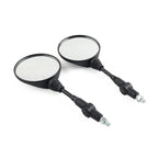 Universal 10mm Folding Side Rearview Mirrors for Dirtbike Motorcycle