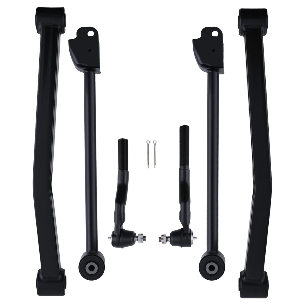 Front Suspension Control Arms Tie Rod Kit for Jeep Wrangler JK (2007–2018)