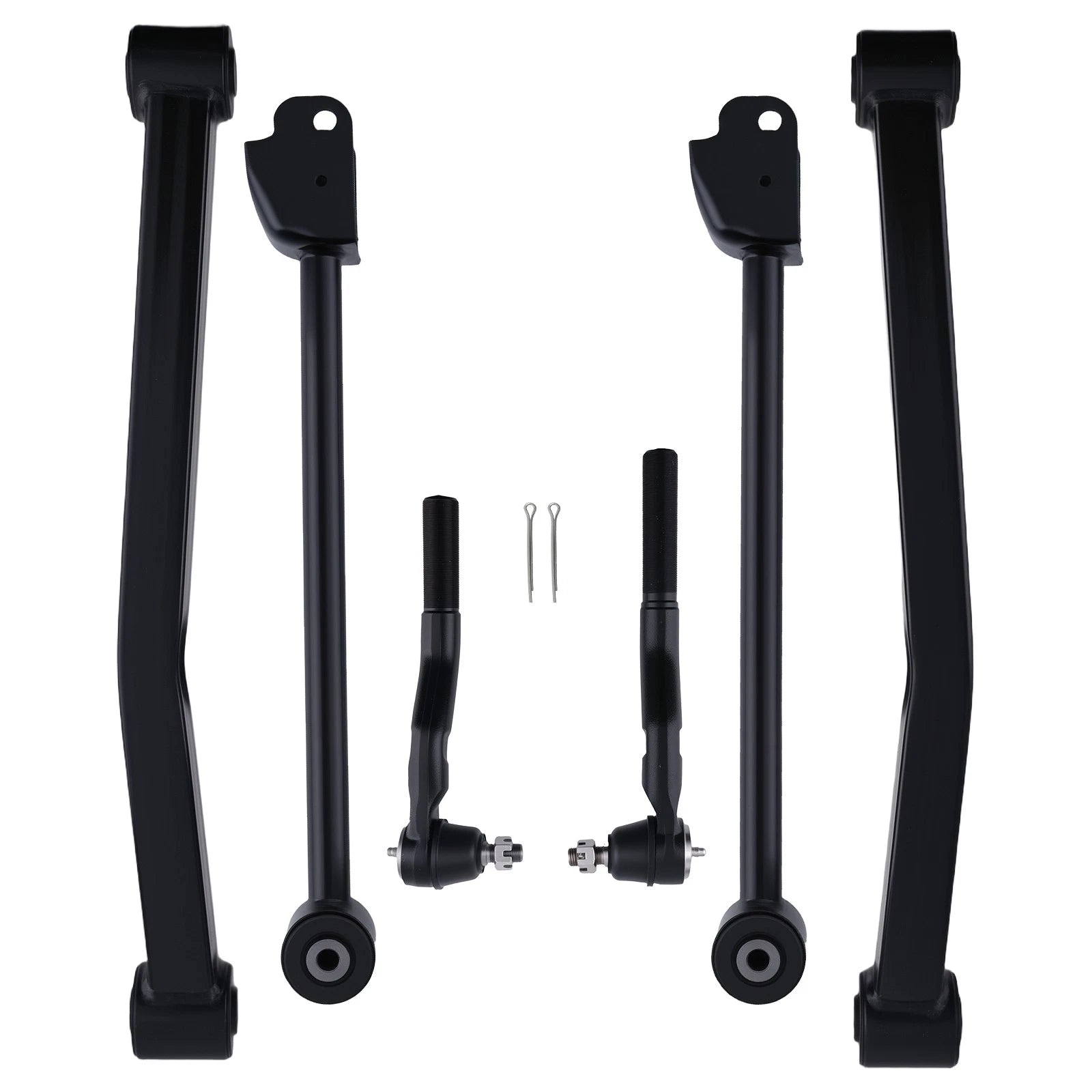 Front Suspension Control Arms Tie Rod Kit for Jeep Wrangler JK (2007–2018)