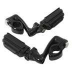1 1/4" Engine Guard Highway Adjustable Male Mounting Footpegs for Motorcycle