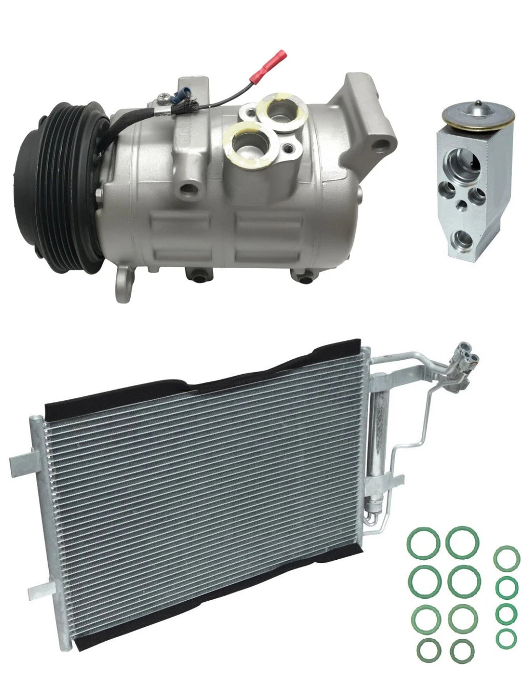 A/C Compressor Kit with Condenser for Mazda 3 2.0L (2012–2014)