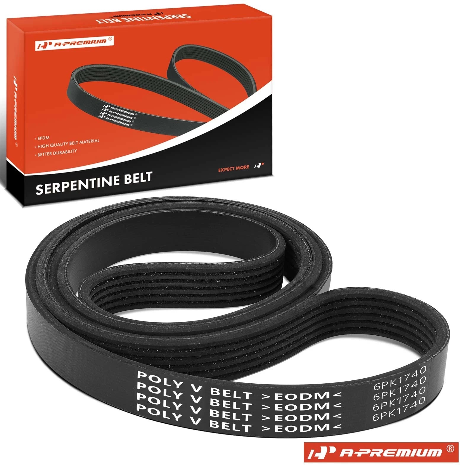Serpentine Belt for Toyota Corolla (2003–2008) & VW Jetta (2002) & Matrix (2002–2008)