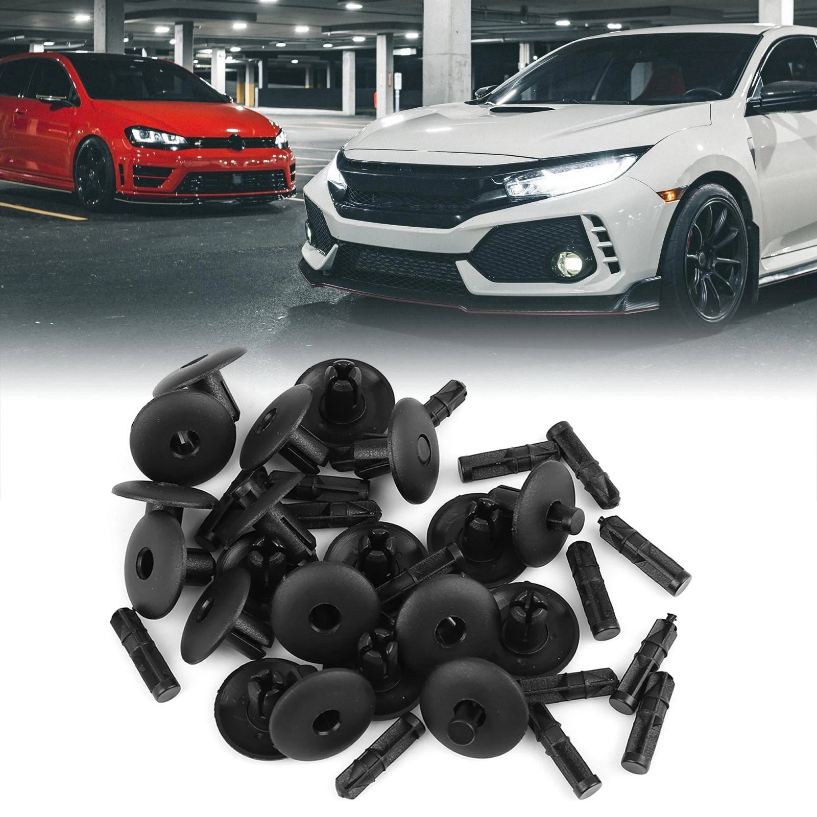 20pcs Plastic Rivet Fastener Clip for Audi (4D0-807-300)