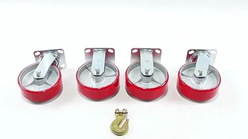 Set of 4 Heavy Duty Casters for Automotive Use