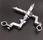 Chrome Foot Peg Clamp for Honda GoldWing VTX1300 Shadow Valkyrie (1")