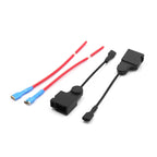 2Pcs Car Horn Speaker Adapter Wiring Harness for Toyota 