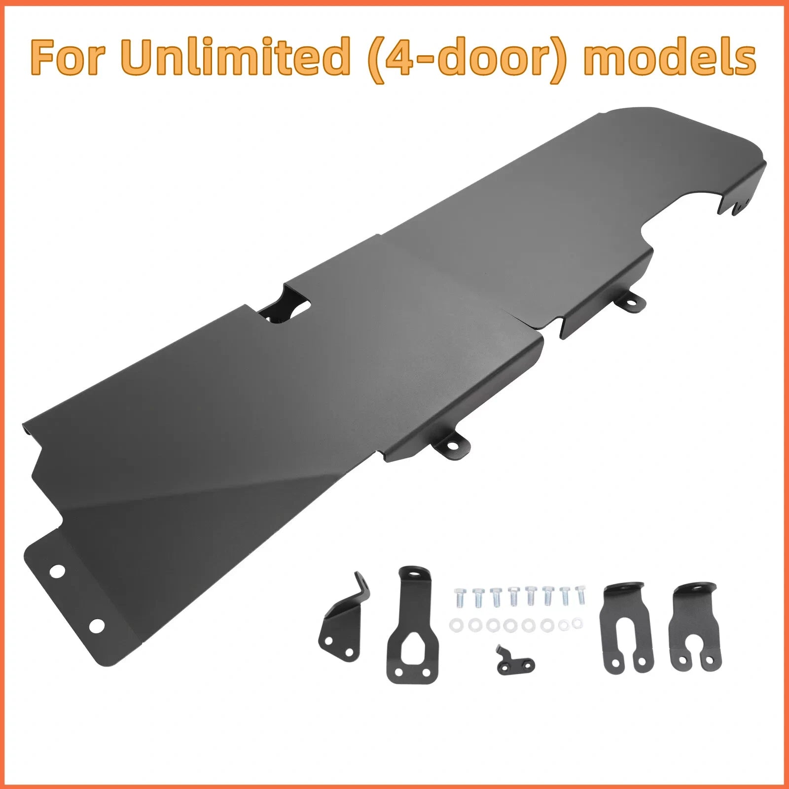 Steel Gas Tank Skid Plate for Jeep Wrangler JK (2007–2018)