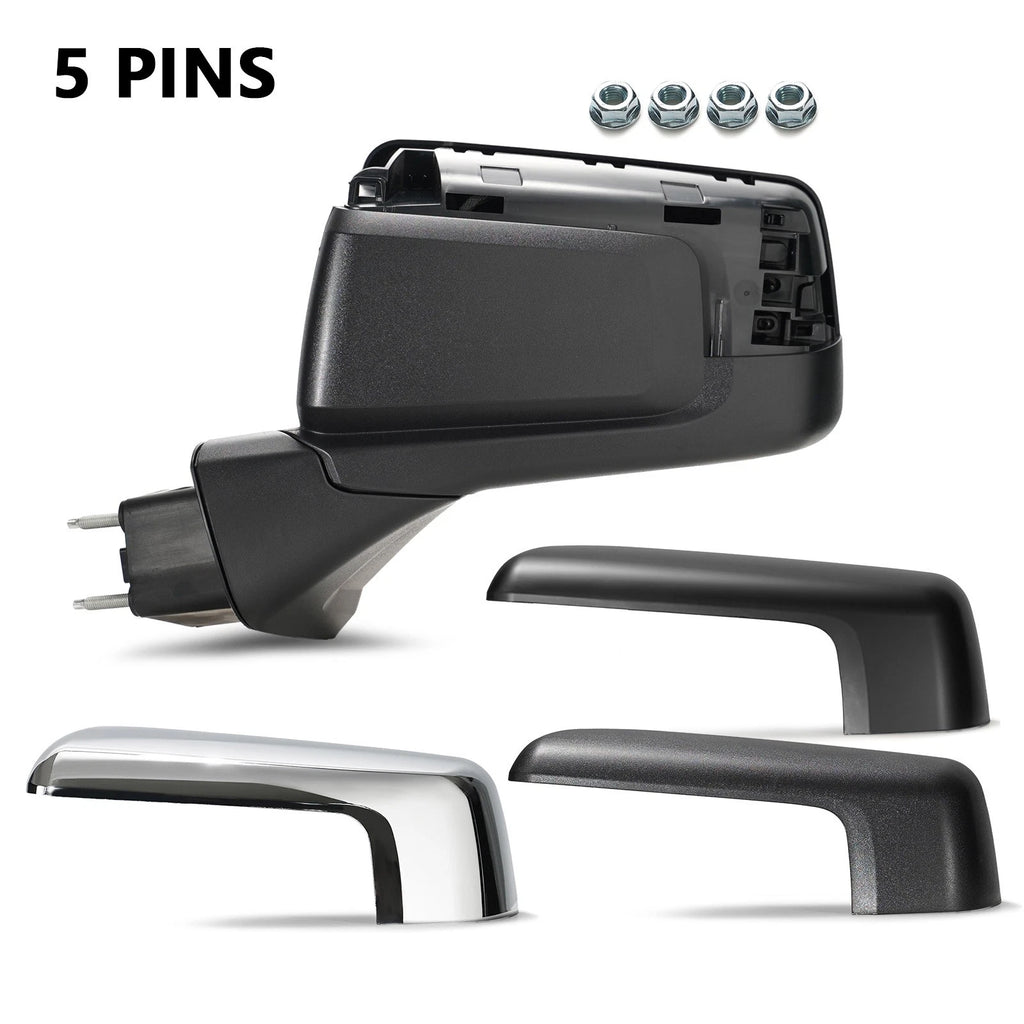Heated Side Mirror for Chevy Silverado 1500 (2019–2024) Manual Fold 5 Pins