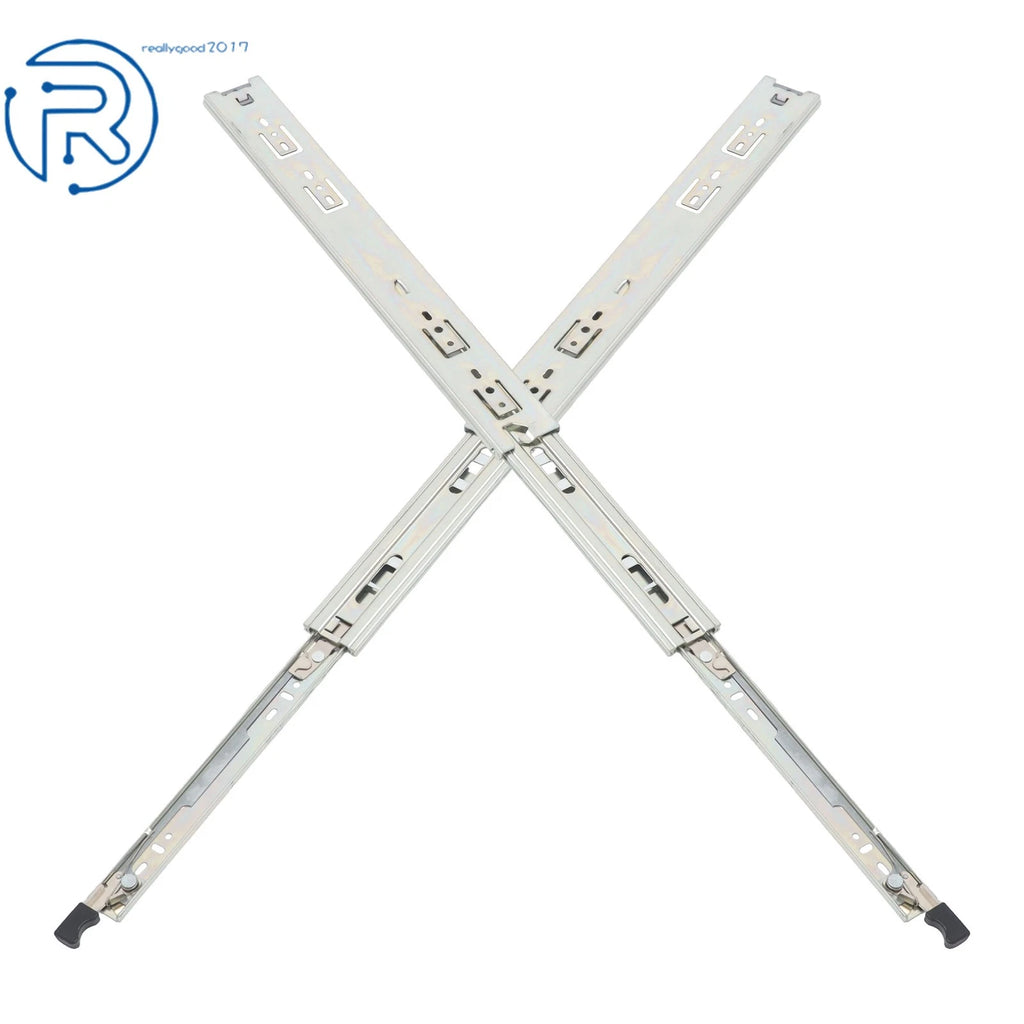 Set of 2 Heavy Duty Drawer Slides for Universal Use (18 Inch)