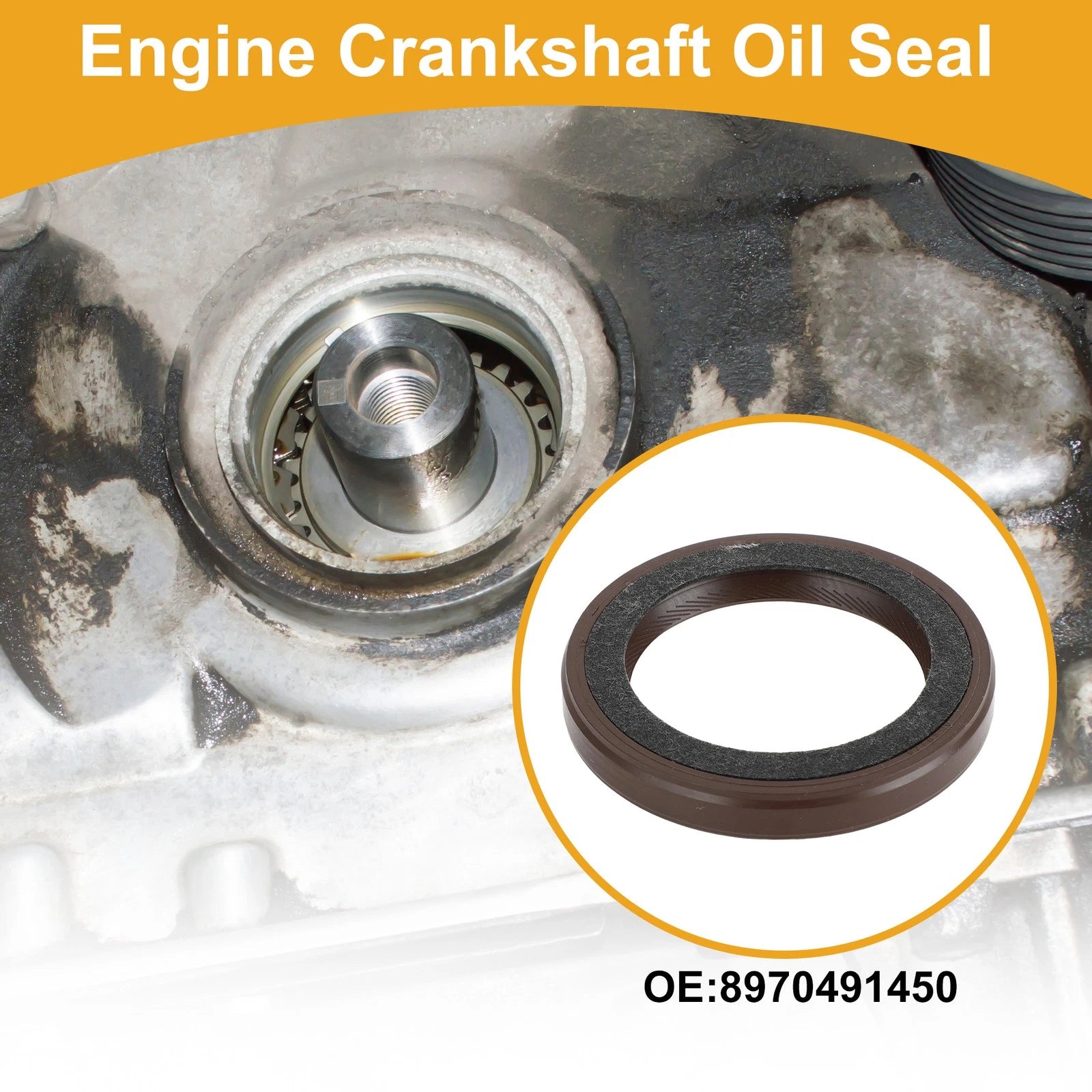 Front Crankshaft Oil Seal for Chevrolet S10, GMC S15 (No. 8970491450)