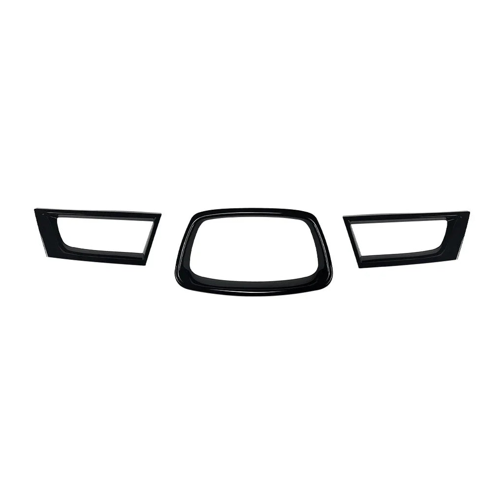 Front Bumper Grill Grille Set for Subaru Impreza WRX STI (2006–2007)