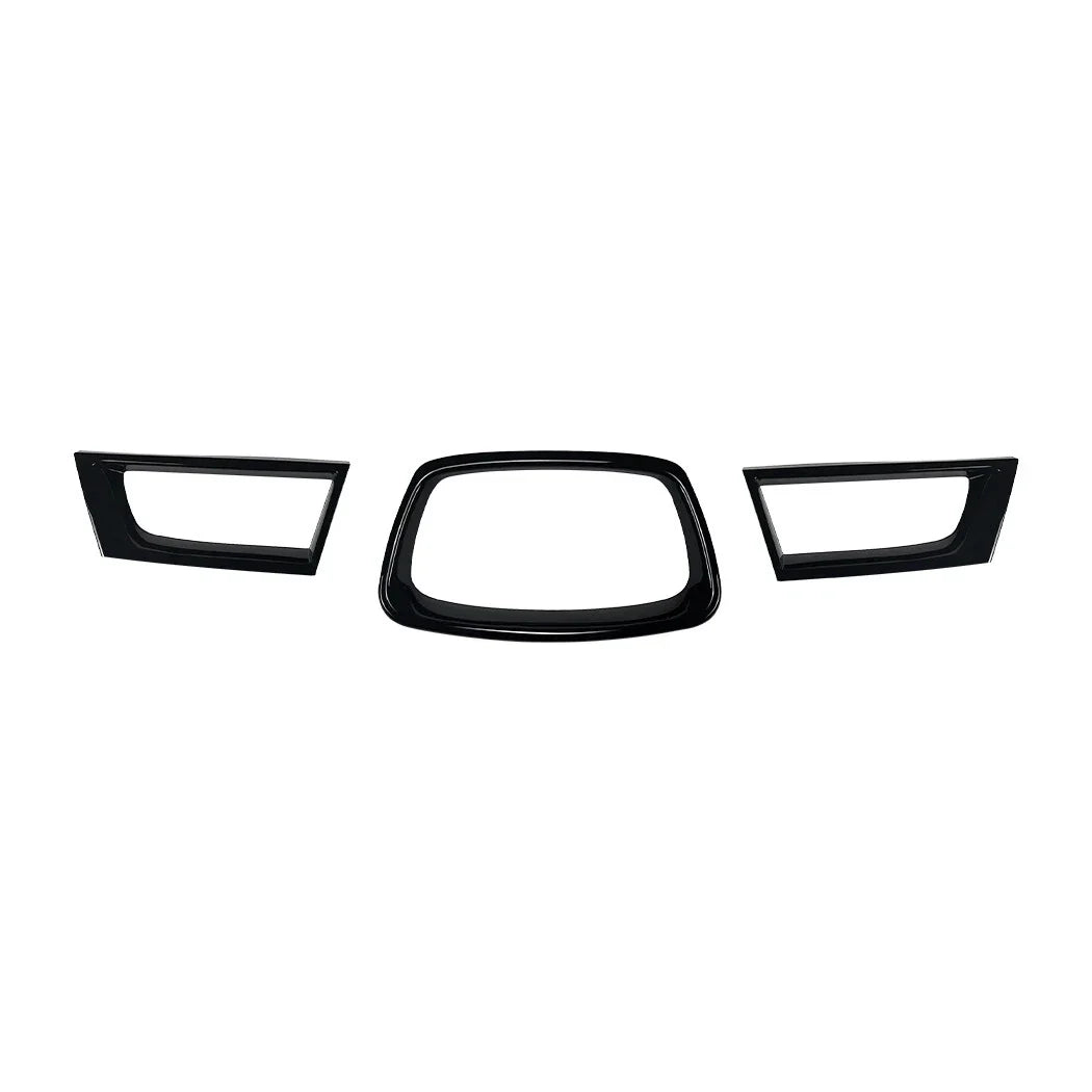 Front Bumper Grill Grille Set for Subaru Impreza WRX STI (2006–2007)