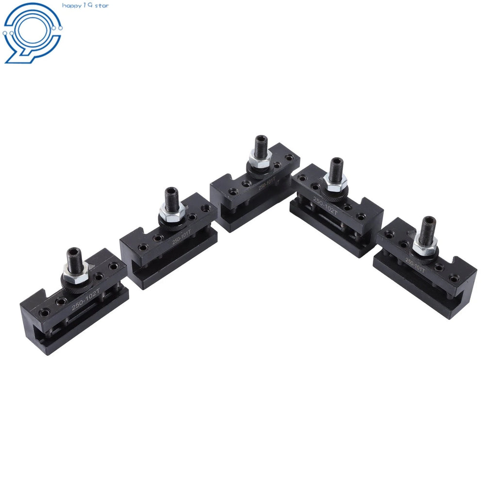 Set of 5 Lathe Tools for Metal Turning