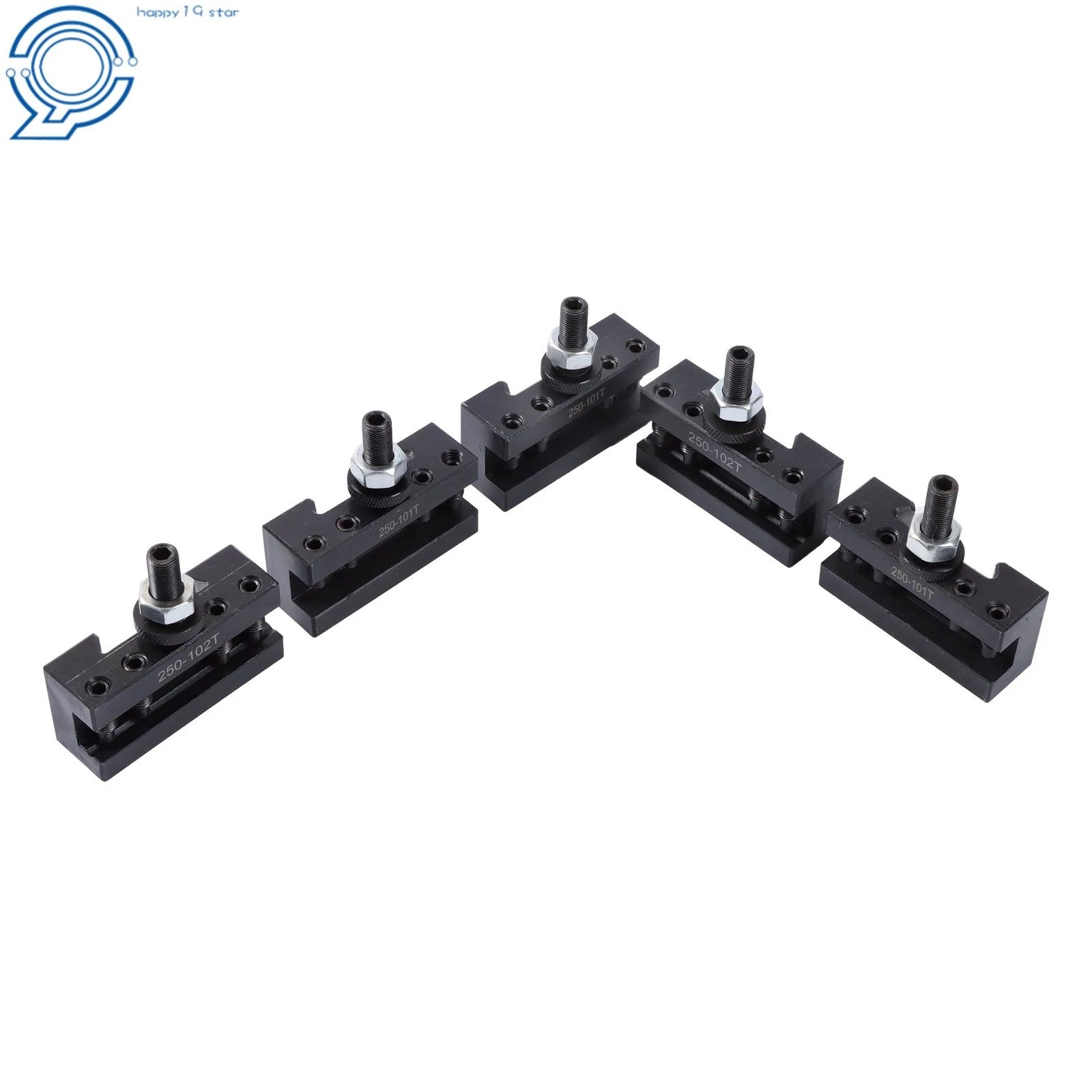 Set of 5 Lathe Tools for Metal Turning