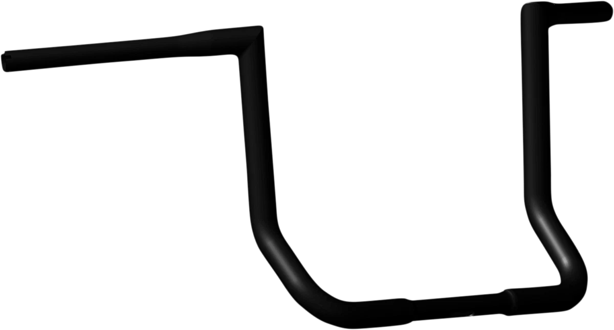 KHROME WERKS Buck-25 Handlebar for FLH (12", Black) 300732